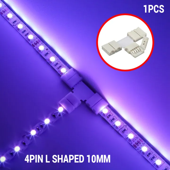 RGB%2010mm%20SMD5050%204-pin%20Buckles%204-pin%20pin%20headers%204-pin%20double-ended%20cables%204-pin%20snaps%20to%20RGB%20L%20T%20X%20Shaped%20corner%20kit%20for%20SMD5050%20Strip%20Light%20-%20Image%204