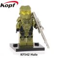 Single Sale Game Halo Figures Building Blocks Master Chief John117 Assemble Bricks For Children Boys Collection Gift Toys KF6043. 