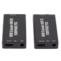 60M HDMI-compatible Extender Over IP Network Extender 1080P HDMI Transmitter by RJ45 CAT5e CAT6 LAN Extensor Like HDMI Splitter.