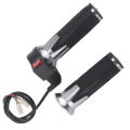 1 Pair E-Bike Handlebar Throttle Grip 3 Speed Control Handle Part. 