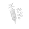 8pcs Cake Nozzles for Icing Syringe Mold Icing Piping Cream Syringe Tips Set Pen Bag Cake Decoration Tool.