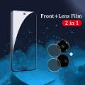 2in1 Protector Combo Pack for Tecno Pop 6 Pro (Screen Protector Glass+Camera Lens Protector). 