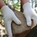 Winter Sefety Cotton Hand Gloves.