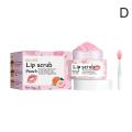Peach Lip Scrub Exfoliating Lightening Fade Lip Lines Prevents Chapped Lips Moisturizing Skin Care 30g. 