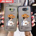 JIUMOO For Samsung J5 2015 Samsung J5008 Samsung J5009 Case With Fashion Portgas·D· Ace Side Edge Square Silicone Frosted Transparent Hard Casing New Design soft Cases Full Back Cover Camera Phone Case Shockproof Protection Case. 