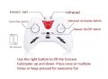New Helicopter Sensor + Remote Rechargeable & Shockproof for (14+)( Best Quality) -multicolor. 