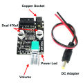 MINI 50W Bluetooth 5.0 Wireless Audio Stereo board Amp Amplificador 3.5MM C50L.