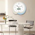 New clock hanging wall quartz clock home living room wall clock Mute bedroom decorative clock creative punch-free wall watch. 