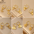 Xuping jewelry, Japanese and Korean fashion, fairy tassels, stars, butterflies, love earrings, women's gold, niche design sense earrings. 