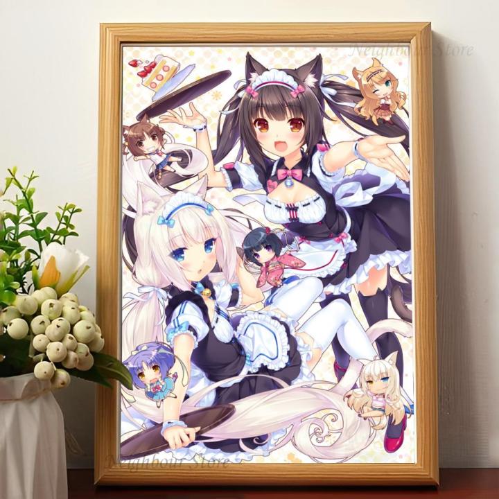 1pc%20Nekopara%20GalGame%20Anime%20Poster%20Stickers%20Home%20Decor%20Aesthetic%20Art%20Mural%20Room%20Decor%20Digital%20Painting%20Living%20Room%20Bar%20-%20Image%206