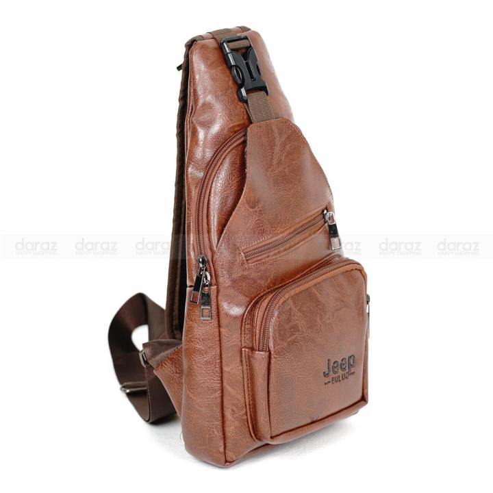 Crossbody Fashion Backpack - Brown - Beg For Men