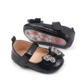 (HAVEit360) Baby Girl Princess Shoes 0-12 M with Shiny Diamond Party Shoes for Spring and Autumn Cute Bowknot High Quality 2024 New Fashion.