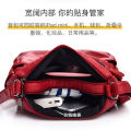 Middle-aged women's bag, mother's bag, women's store, multi-compartment, crossbody bag, large-capacity soft leather bag, cross-body business, collection wallet.