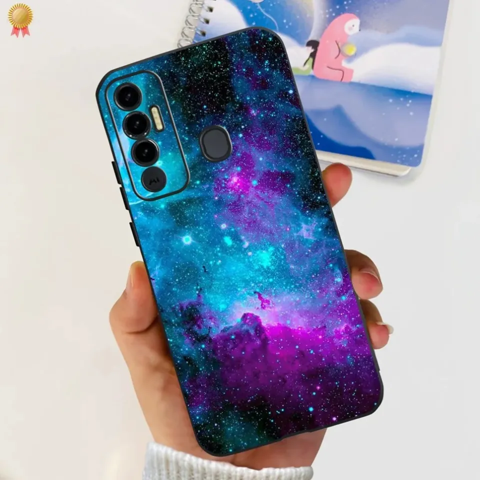 For Tecno Spark 7P Pro Case Cute Astronaut Girls Shockproof