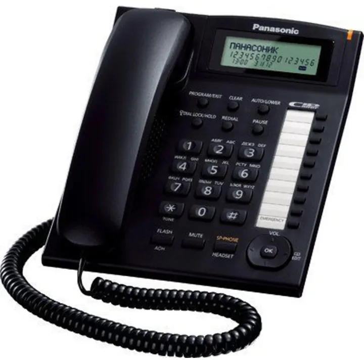 Panasonic%20KX-TS880MX%20T&T%20Landline%20Caller%20ID%20Telephone%20set%20Black%20&%20White%20-%20Image%202