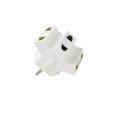 2 PS 2 Pin  Socket Adapter 3 Way For Travel. 