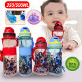 Tumbler With Straw And Strap For Kids BPA Free Tumbler Spiderman Tumbler For Kids，Frozen Tumbler For Kids，Tumbler Kids Boys Girls For School，Cute Straw Tumbler Cheap Cartoon Tumbler 350/500ML. 