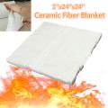 bedding 1''x24''x24'' Ceramic Fiber Blanket High Temperature Thermal Heat Insulation. 