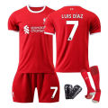 23-24 ew Lierpool ome o.11 Salah Jersey Children's Adult Student eam hes suit Football niform.