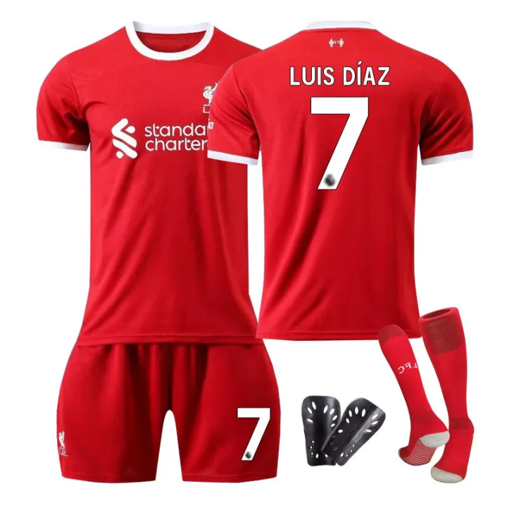 23-24%20ew%20Lierpool%20ome%20o.11%20Salah%20Jersey%20Children's%20Adult%20Student%20eam%20hes%20suit%20Football%20niform%20-%20Image%202