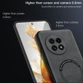 lthmy for OnePlus 13R 5G Phone Case Luxury Leather TPU PC Shockproof Magnetic Wireless Charging Back Cover.