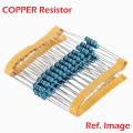 50Pcs - COPPER Resistor Tolerance 1% Resistor 27K Resistor 5% 27K Carbon Film Resistor 27K Resistor 1/4W Resistance 0.25 Watt Resistor 27K Ohm Fixed Resistors 2 Pin Leads. 