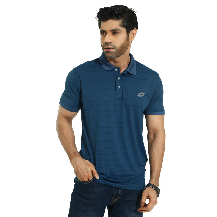 Lotto Premium Polo Shirt for Men- Deep Dry Tech