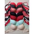 Push Up Padded Foam Multi Color Net Design Bra For Women-01 Piece.