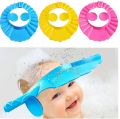 Baby, Kids, Children Shower Cap Soft Adjustable Baby Bath Head Cap Visor for Hair Washing Shower Protection Bath Cap Random Color (1Pcs).