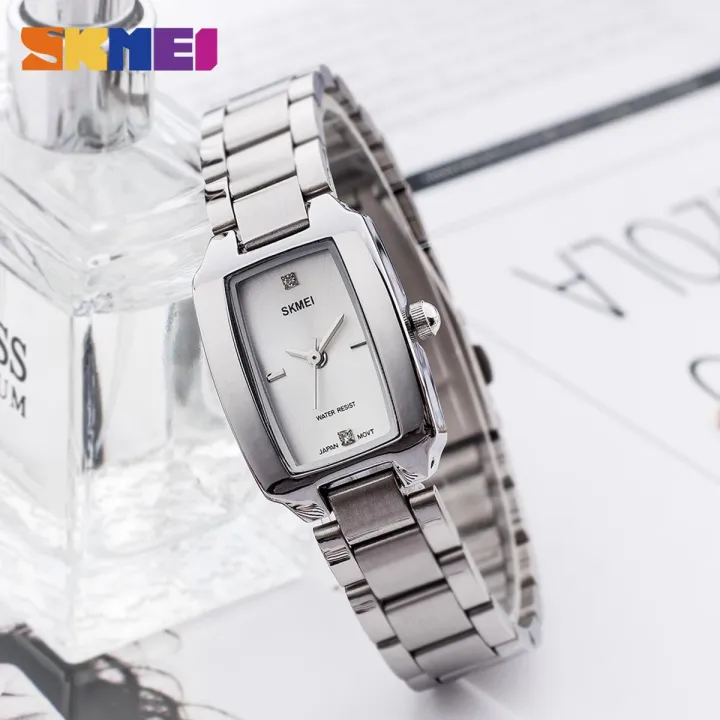 SKMEI%201400%20Fashion%20Casual%20Style%20Watch%20Women%20Rhinestone%20Stainless%20Steel%20Waterproof%20Quartz%20Watch%20Silver%20-%20Image%202