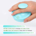 MAYTTO Hair Wash Brush Head Body Scalp Massage Brush Silicone Head Anti Dandruff Shampoo Haircare Massager Comb. 