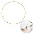 Gold Metal Dream Catcher Dreamcatcher Rings Wreath Macrame Craft Hoops 8cm.