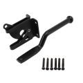 5X Self Locking Gate Latch Automatic Gravity Lever Fence Gate Lock for Wood Fence Gate Door Latches Steel Black. 