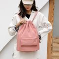 Portable Women Drawstring Backpack Lightweight Girl Travel Daypack Waterproof Nylon Shopping Bag Sports Hiking Swimming Bagpack. 