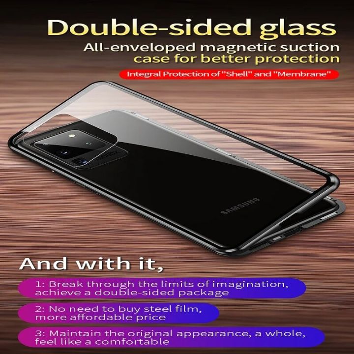 Double%20Sided%20Tempered%20Glass%20Magnetic%20Adsorption%20Metal%20Case%20for%20Samsung%20S23%20S24%20Ultra%20S22Plus%20S21%20S20%20S23FE%20Full%20Protective%20Cover%20-%20Image%203
