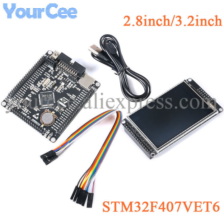 STM32%20STM32F407VET6%20Development%20Board%20Cortex%20M4%20ARM%20Core%20Learning%20Board%202.8/3.2%20Inch%20TFT%20LCD%20Screen%20Display%20Module%20Drive%20ILI9341%20-%20Image%202