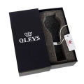 OLEVS 5567 Silver And Golden Two-tone Stainless Steel Analog Watch For Men - Golden & Silver. 