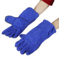 Tool parts 14'' Pair Heavy Duty Gardening Welder Gloves Thorn Proof Leather Work Non-Slippery Hard Protective Working Welding Gloves. 