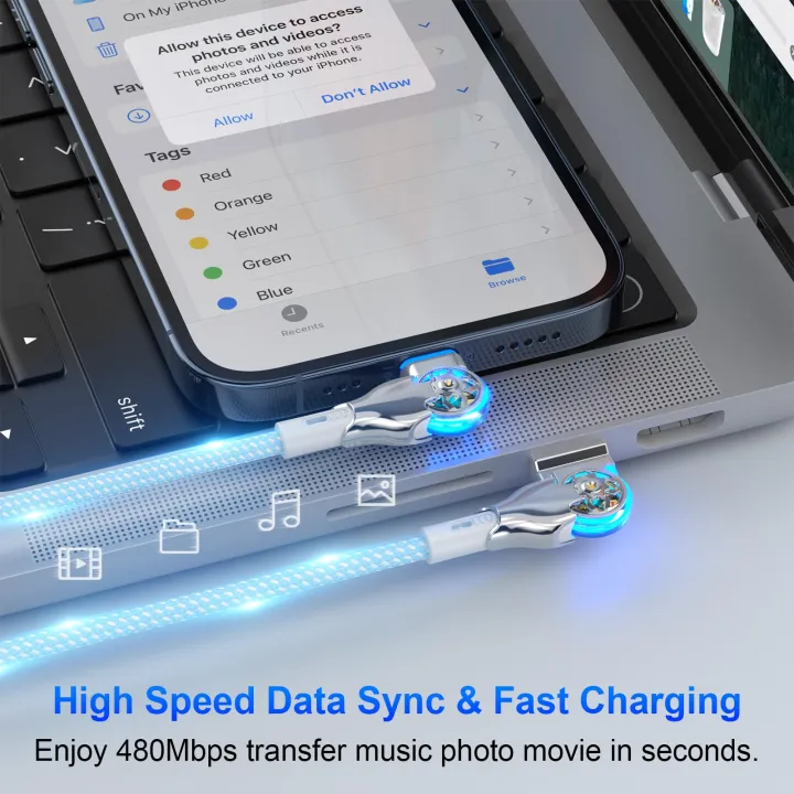 sung12%2011%2014%2013%20Phone%20for%20A80%20degree%20rotation%20fast%20charging%201%20cable%20USB%20A%20to%20L%20data%20type%20C%20braided%20cable%20pple%20i%20huawei%20Sam%20-%20Image%204