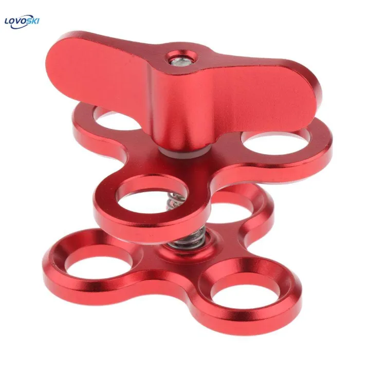 2pc%20Diving%20Ball%20Butterfly%20Clip%20Arm%20Triple%20Clamp%20Mount%20Ball%20Adapter%20for%20-%20Image%207