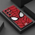 Fashions Original Marvel Spider Man Phone Case for Samsung Galaxy S25 S24 Ultra S20 FE S22 S21 Plus S23 Cover. 