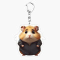 Sad Hamster Key Chain Keychains Ring For Accessories Bag Funny Pendant Keyring Jewelry Fans Gifts Huiye. 