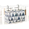 【DM bag factory Store】Bedside Storage Organizer Hanging Storage Dorm Room Phone Book Magazine Bag Holder With Hook Pocket. 