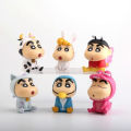【selevn roind】Crayon Shin Chan Action Figure Japanese Kawaii Figurines Collectibles Cartoon Movie Peripheral Toy Gifts for Children Kawaii Toy.