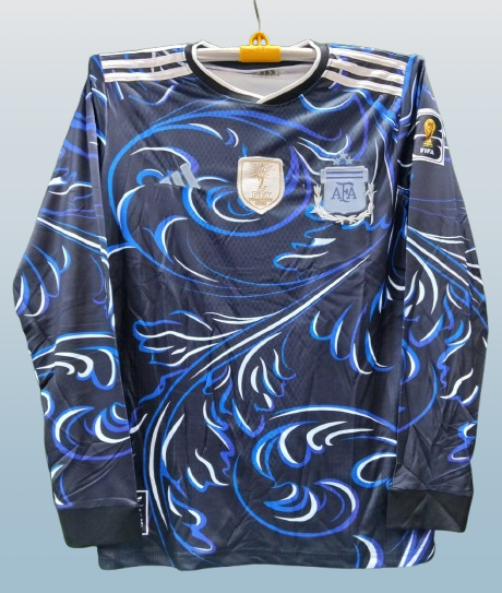 Argentina 2026 World Cup Kit Blue Design Football Full Sleeve jersey