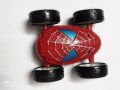 Spiderman Stunt Car Toy Multicolor Spiderman Friction Car Two Sided Push & Go Plastic & Rubber Stunt Car For Kids - car toy. 