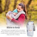 Insulated Bottle Bags Oxford Cloth Water Milk Cooler Bags Baby Feeding Bottle Thermal Bags With Hitch Strap Bottle Storage Bag.