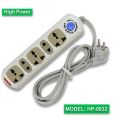 High Power multi extension socket HP-0032  2M Cable. 