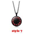 【Hot-Selling】 Naruto Akatsuki Sharingan Necklace Pendant Jewelry for Cosplay Gifts. 