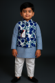 Most demanding Kids party panjabi set - 3 pcs panjabi set with panjabi , koti and trowser.